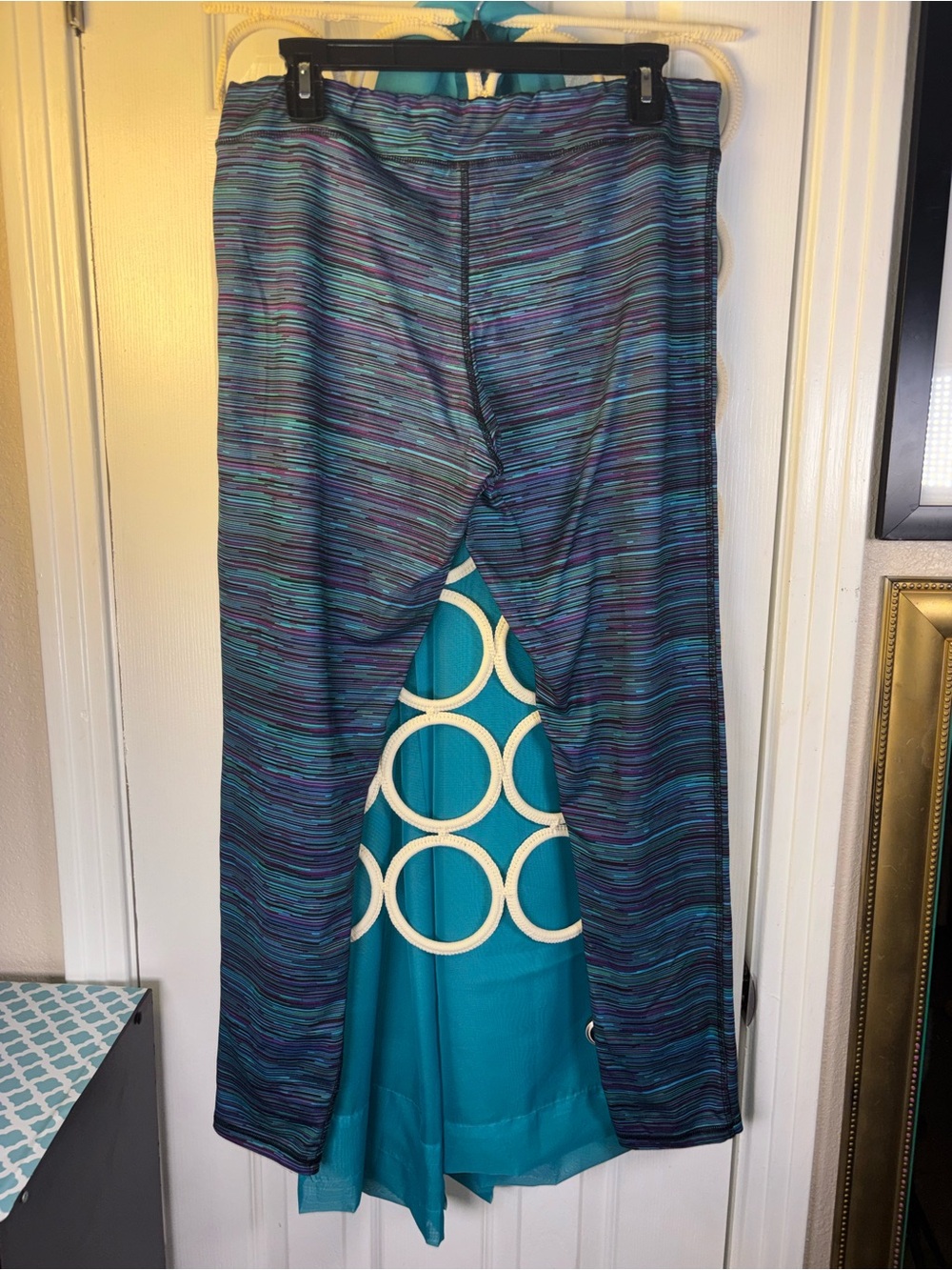 C9 by Champion Teal and Blue Space-Dye Leggings